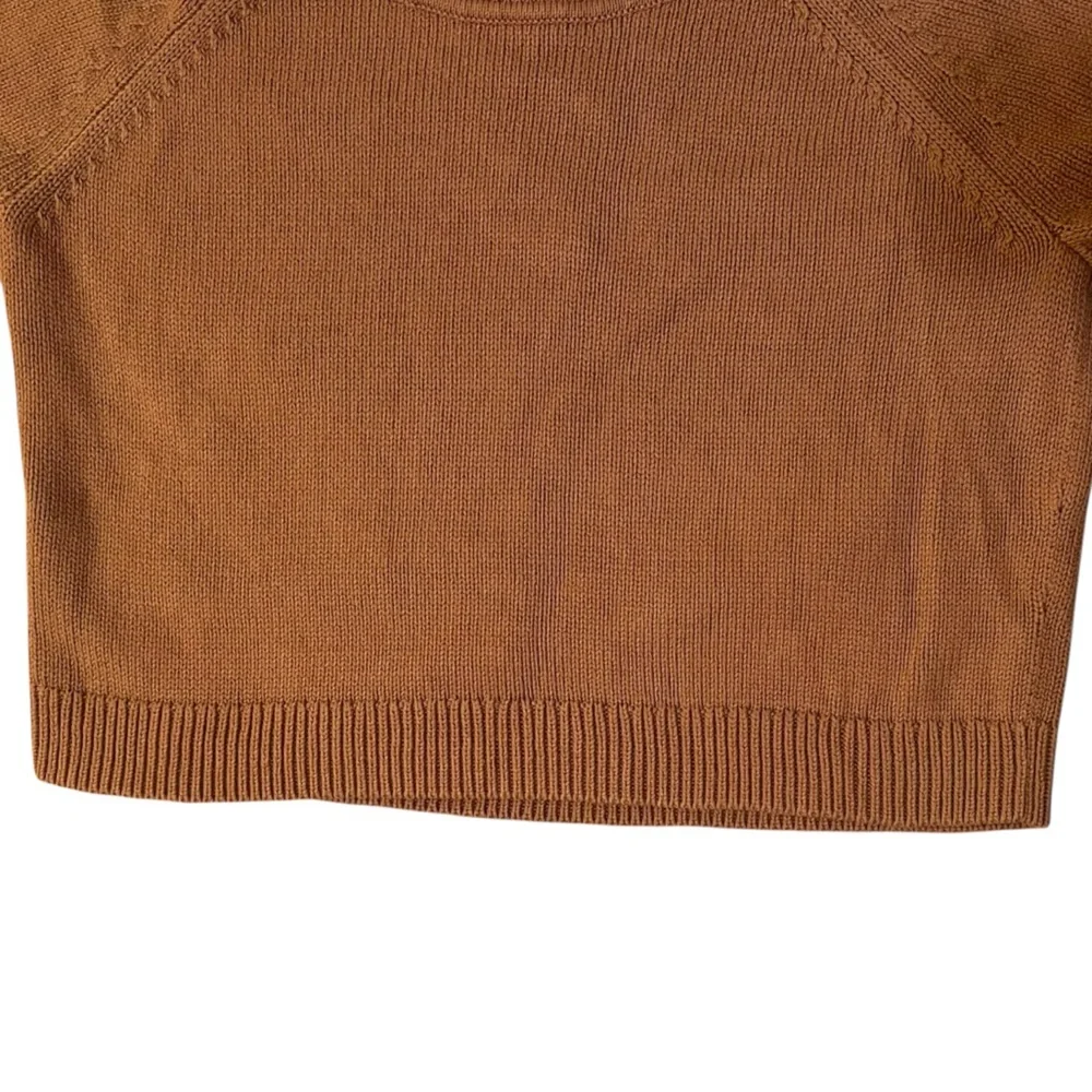 J. Crew Relaxed-sleeve Boatneck Beach Sweater Camel Tan‎ Size Small